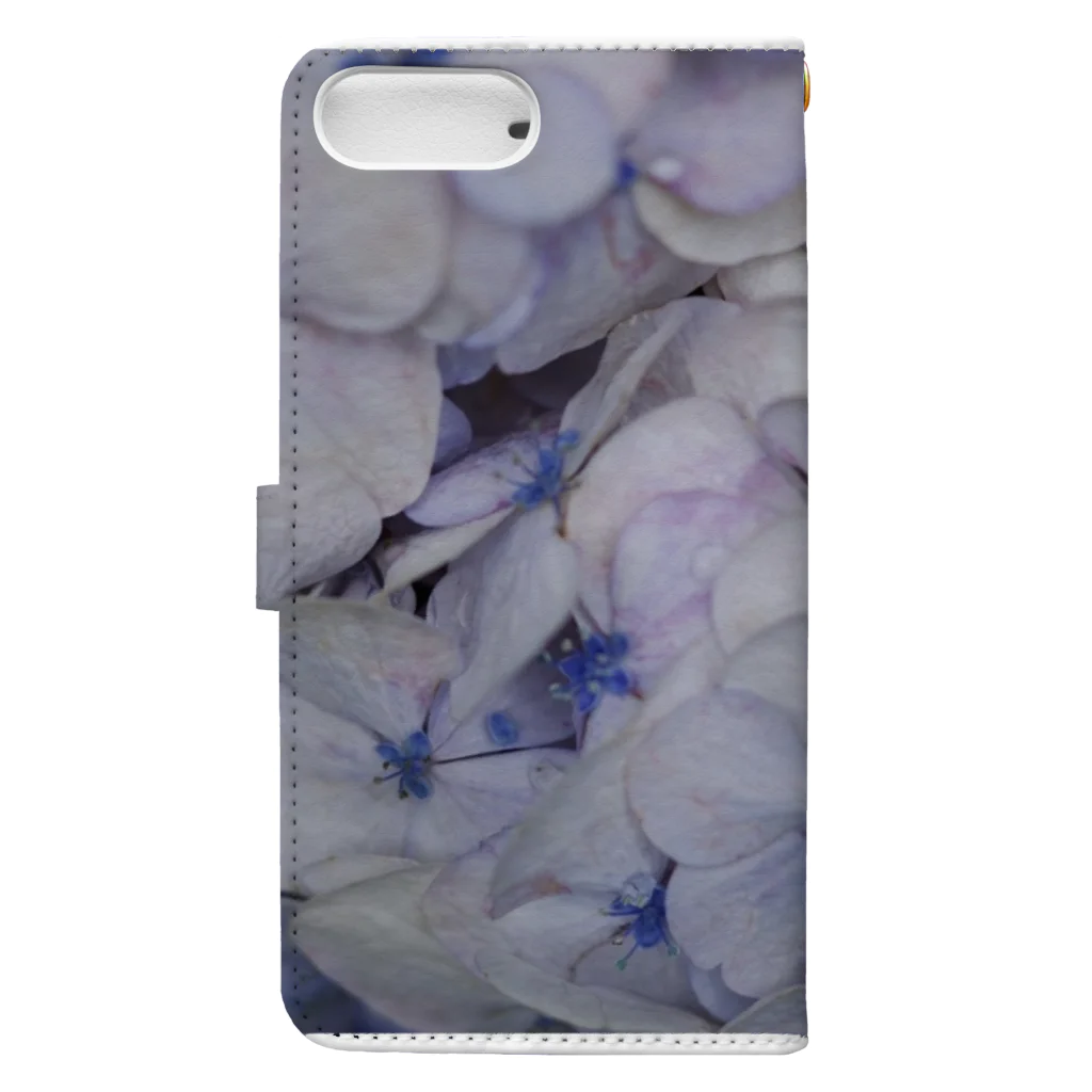 007f89_8の紫陽花 Book-Style Smartphone Case :back