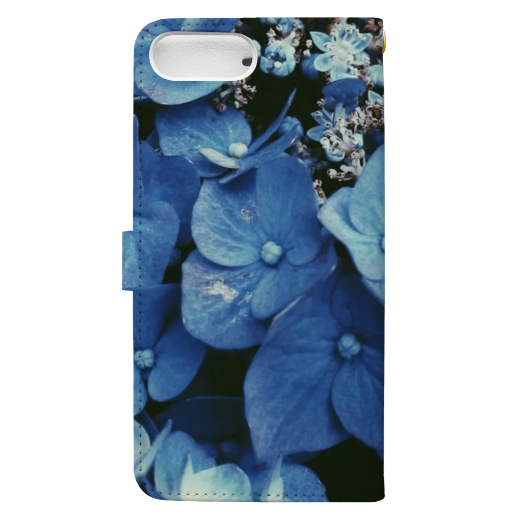 007f89_8の紫陽花 Book-Style Smartphone Case :back