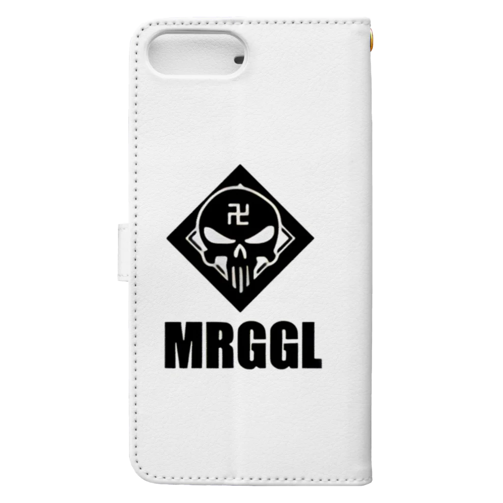 MRG_shoのMRGGGLオリジナル Book-Style Smartphone Case :back