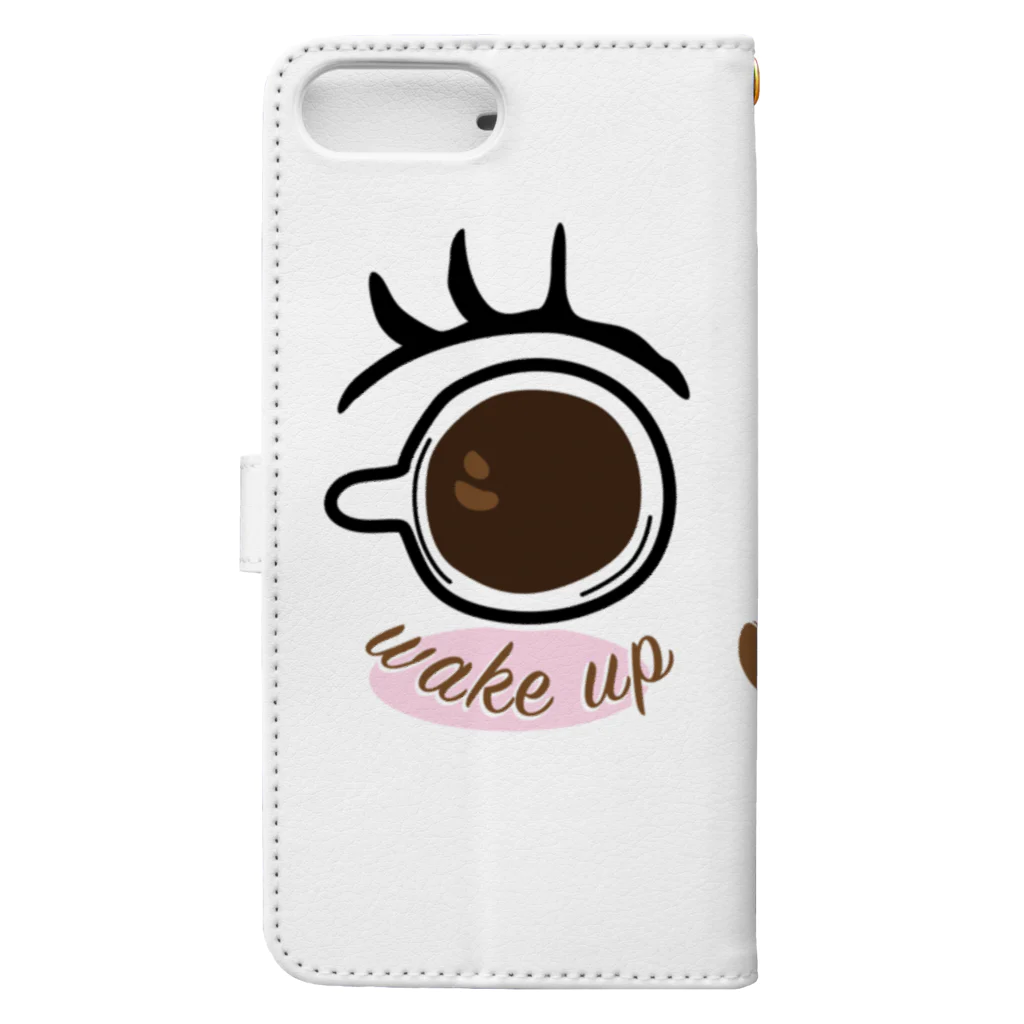 Atelier Cのcoffee-wake up Book-Style Smartphone Case :back