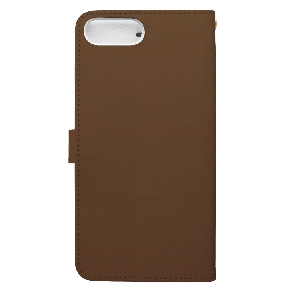 ぽぬぞぬのグラデーション Emerald Marron Book-Style Smartphone Case :back