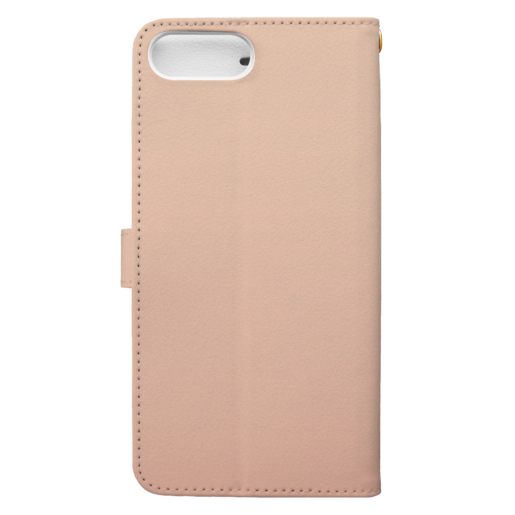 ぽぬぞぬのグラデーション Earth Peach Book-Style Smartphone Case :back
