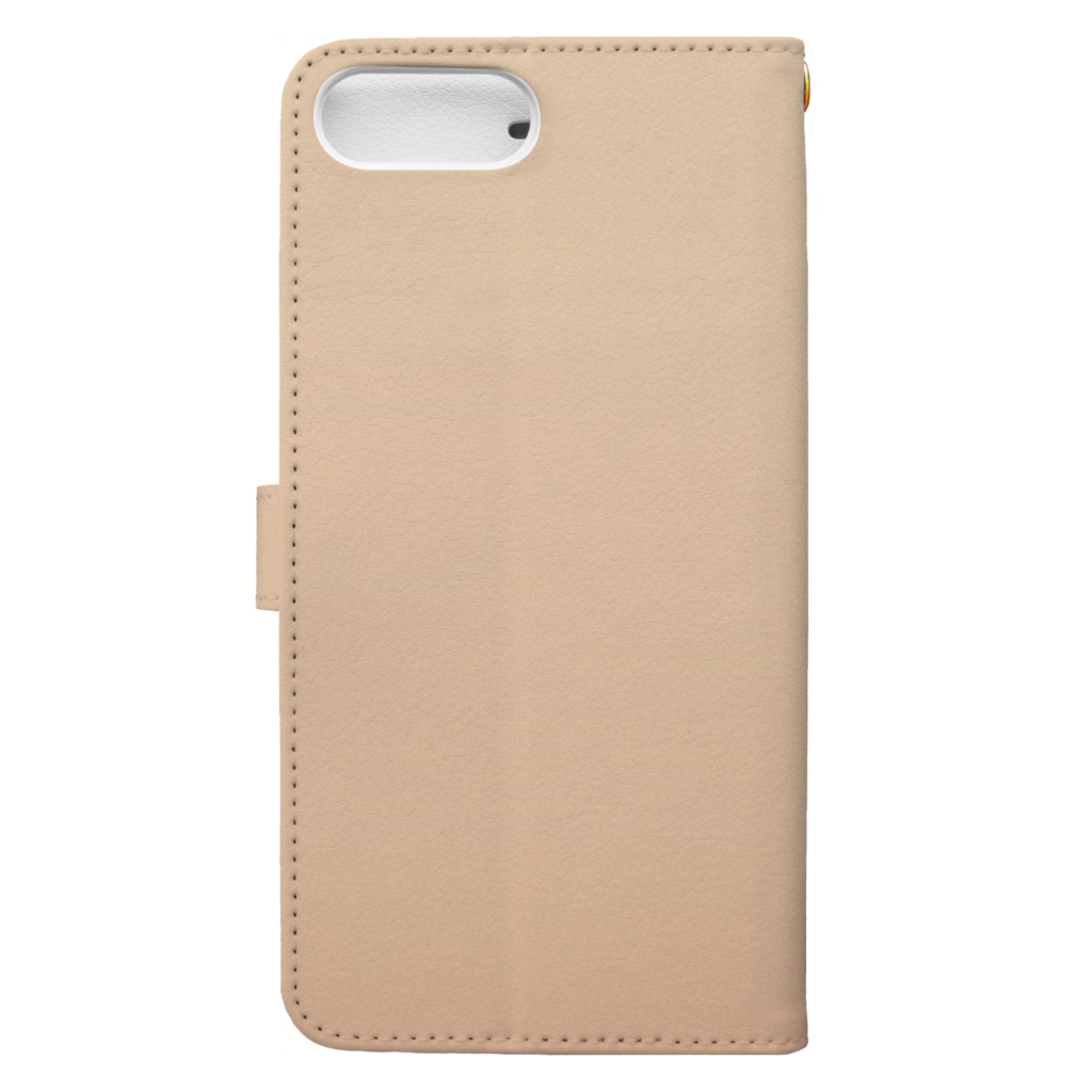 ぽぬぞぬのグラデーション Tree Peach Book-Style Smartphone Case :back