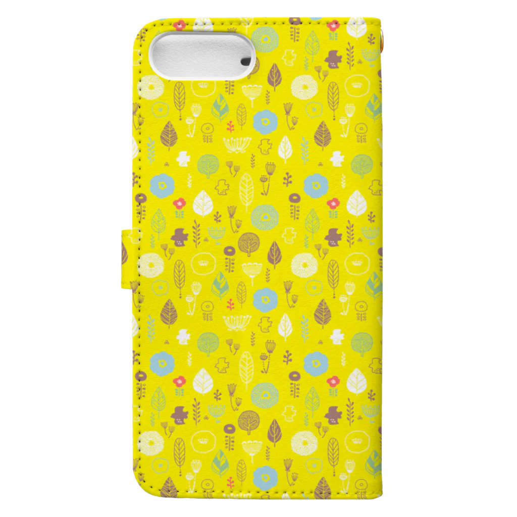 hughieのscandinavian lemon Book-Style Smartphone Case :back