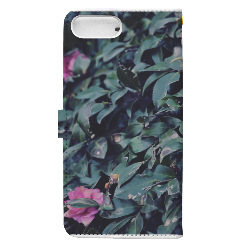 Designed by calm life.のFlow flowers.No.3 Book-Style Smartphone Case :back