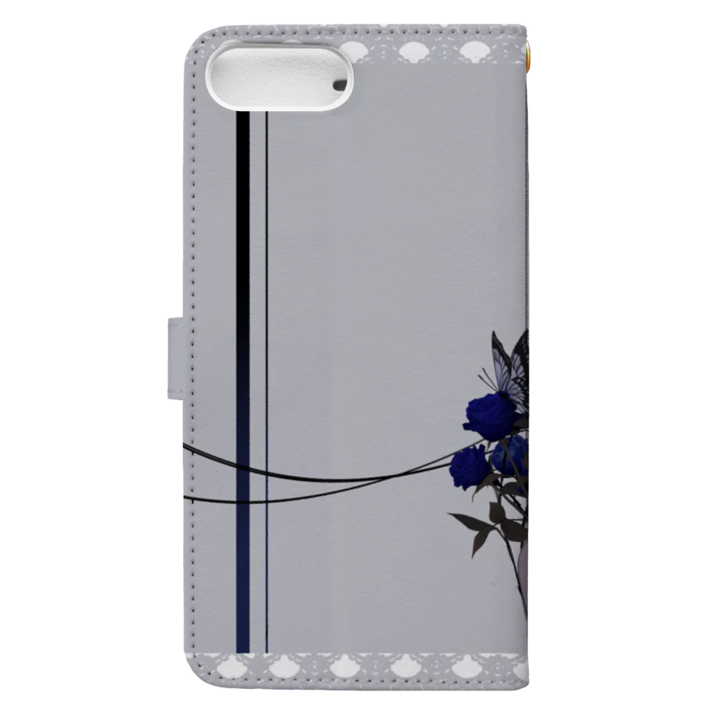 皐月 恵 -Kei Satsuki-の毒の花 Book-Style Smartphone Case :back