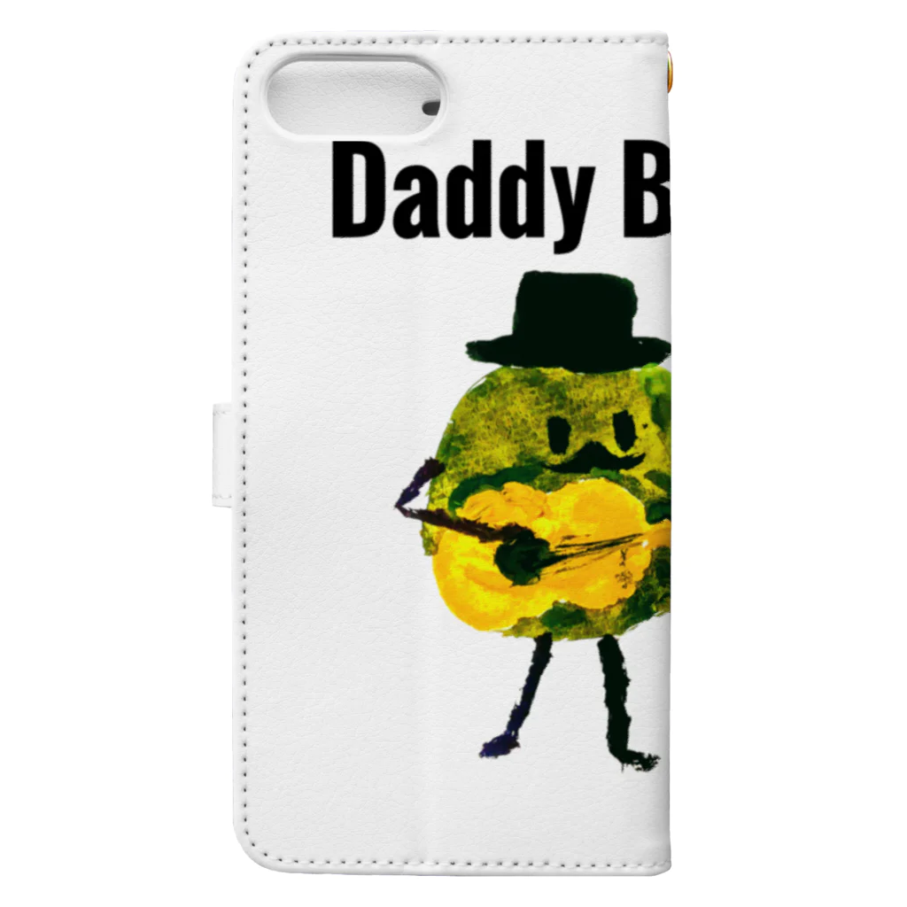 raykosukeのDaddy Bean 手帳型スマホケースの裏面