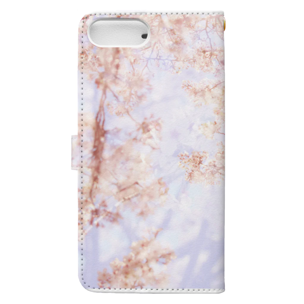 如夢幻の桜 Book-Style Smartphone Case :back