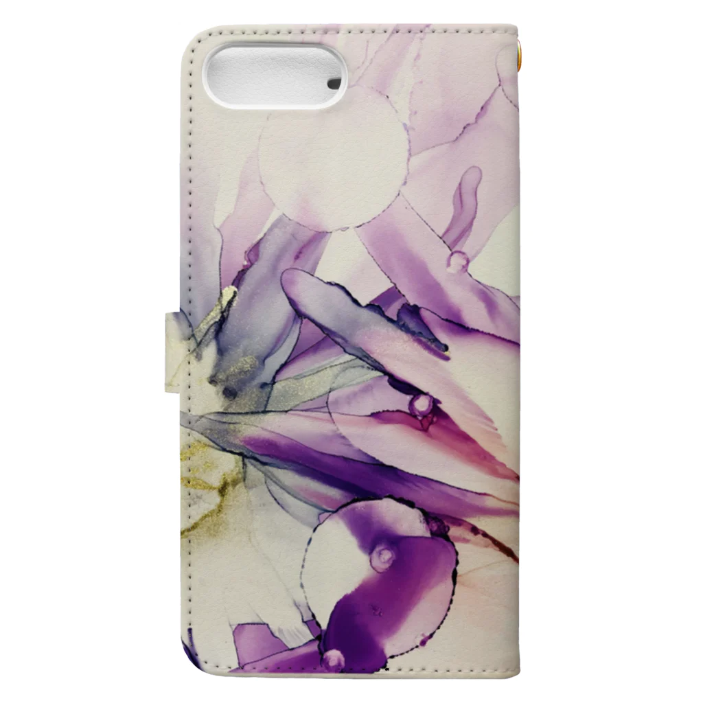 kohaku_no.5のflowers Book-Style Smartphone Case :back