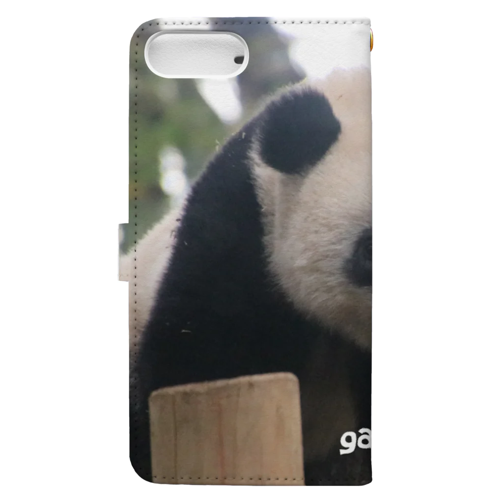 gackeyのおはなし PANDA Book-Style Smartphone Case :back