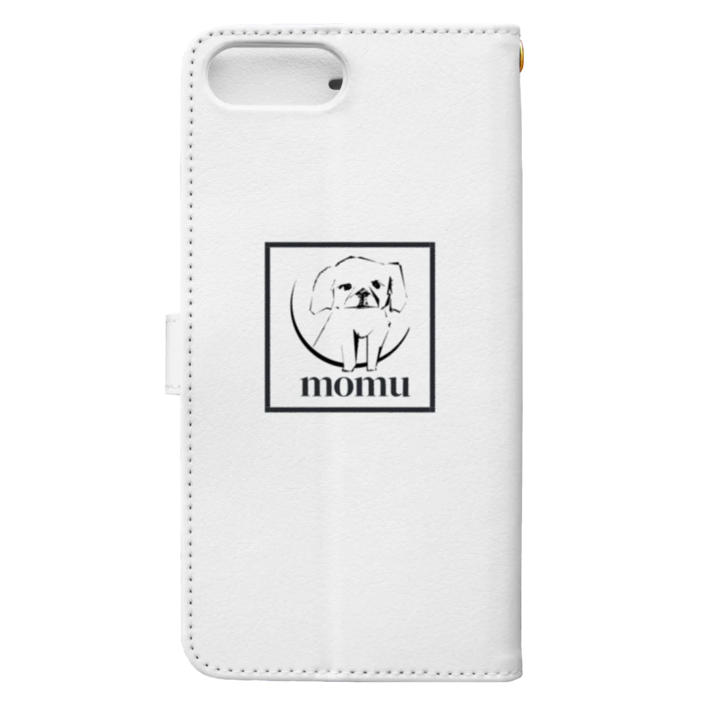 MOMU storeのMOMU LOGO series Book-Style Smartphone Case :back