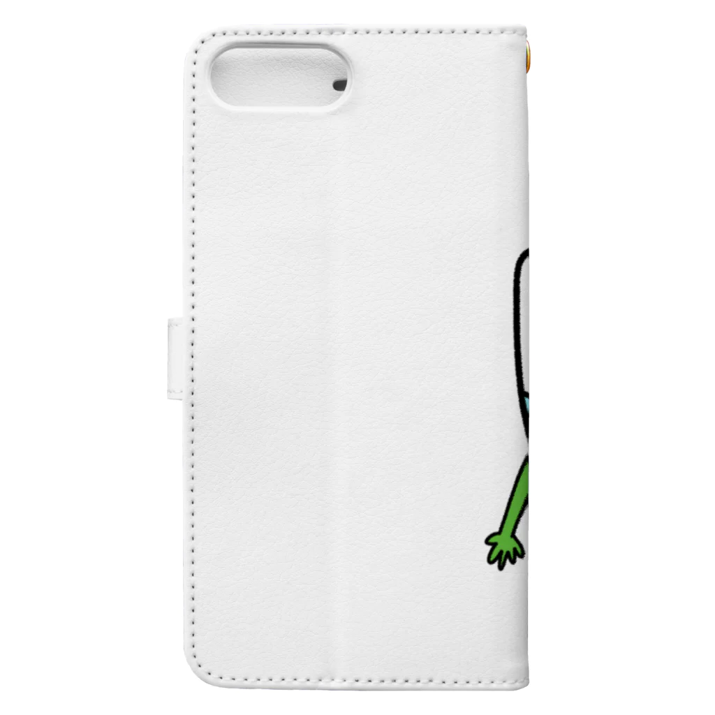 Let's Vegetablesのだいこさん【Let's Vegetables】 Book-Style Smartphone Case :back