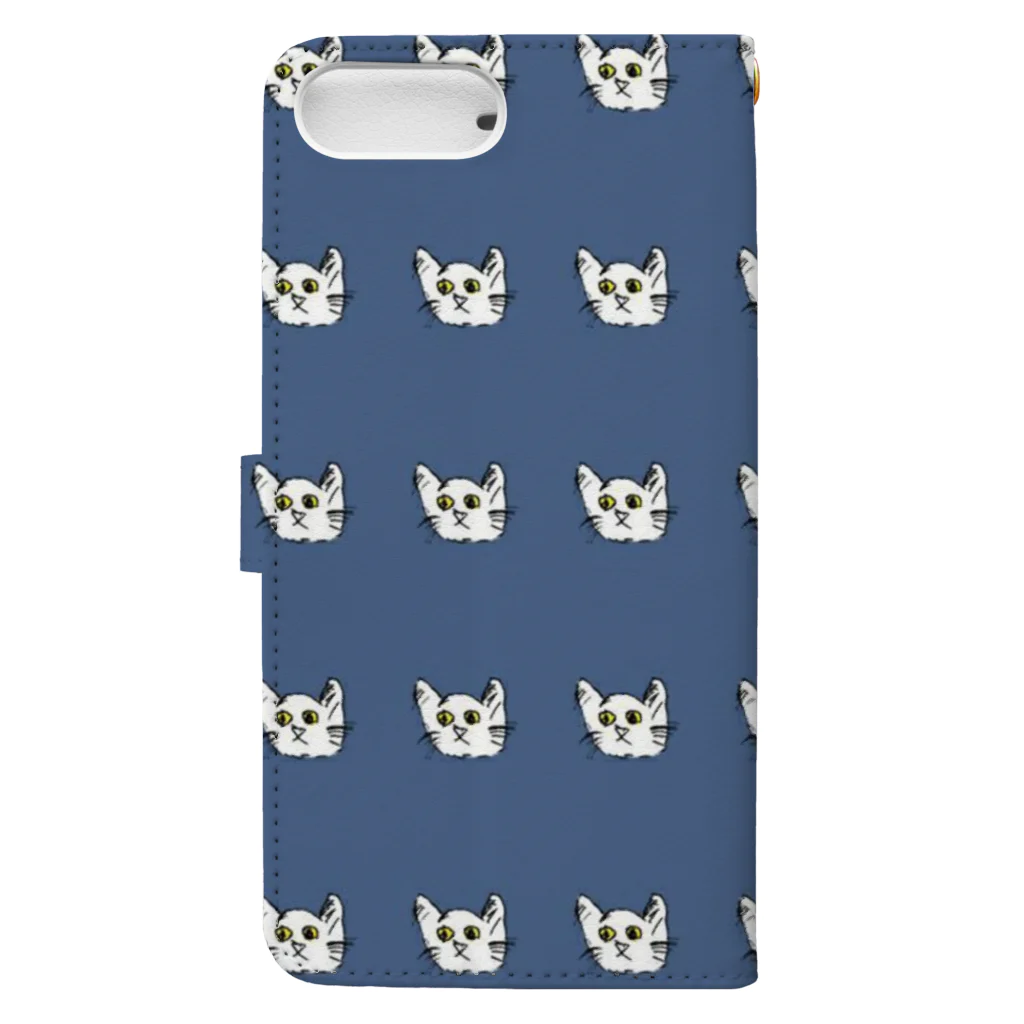 pettipの不服猫 Book-Style Smartphone Case :back