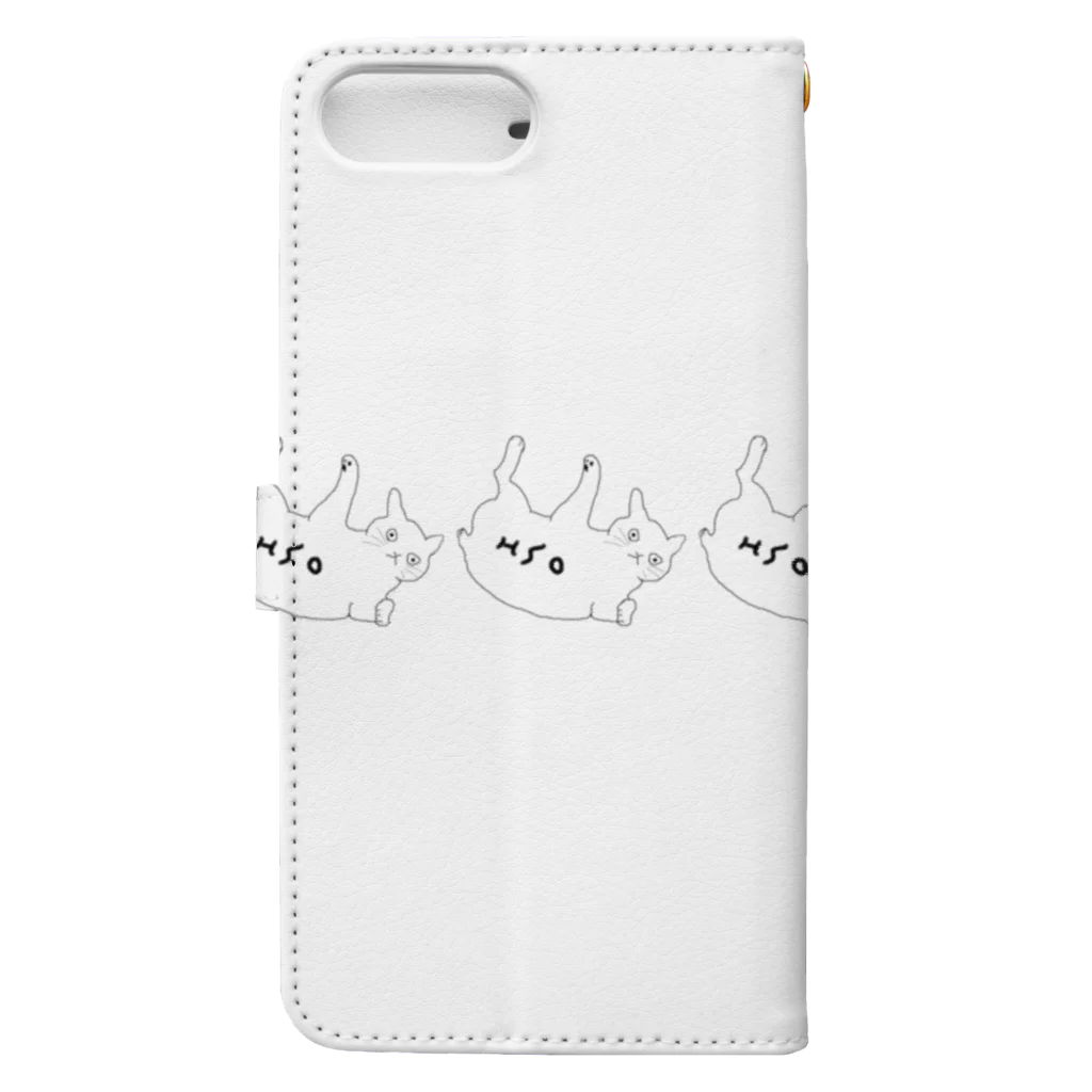 HSOgamingのねこ♡ Book-Style Smartphone Case :back