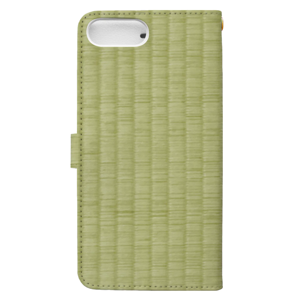 inupadのTatami _green Book-Style Smartphone Case :back