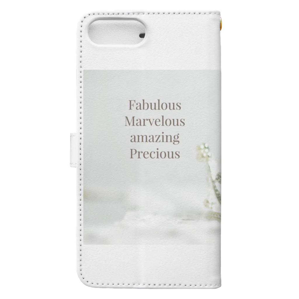 usagiのFabulous Marvelous amazing Precious Book-Style Smartphone Case :back