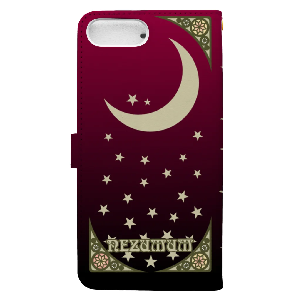 nezumumのQueen of the night Book-Style Smartphone Case :back