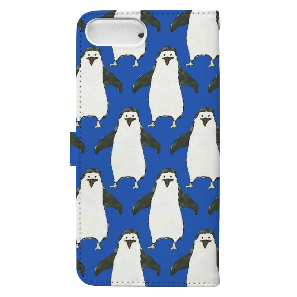 tsurukoのペンギン Book-Style Smartphone Case :back