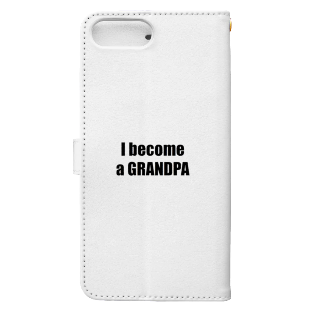 marukomekunのI become a GRANDPA Book-Style Smartphone Case :back