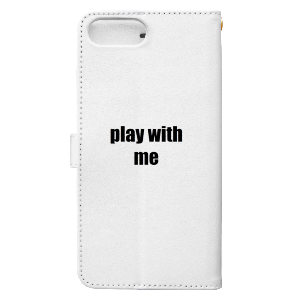 marukomekunのplay with me Book-Style Smartphone Case :back