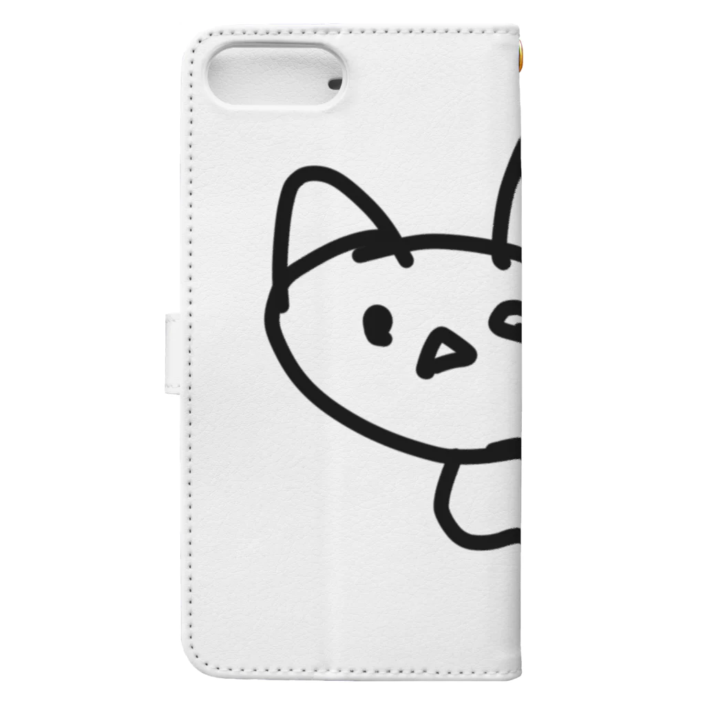 日向のレジャーシート。のねこ(？) 手帳型スマホケースの裏面