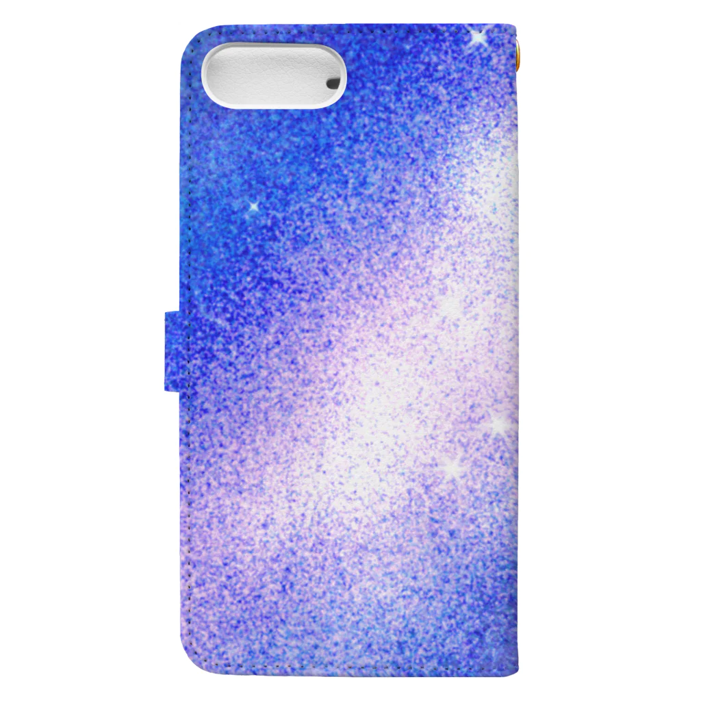 ちまとりーのmilky way Book-Style Smartphone Case :back