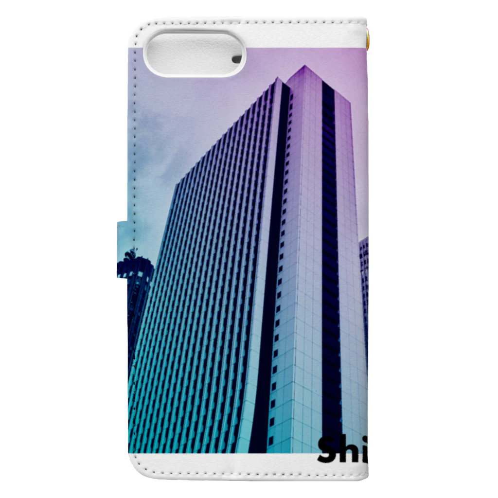 東京シティポップ_TOKYO CITY POPの東京シティポップ_Shinjuku Book-Style Smartphone Case :back