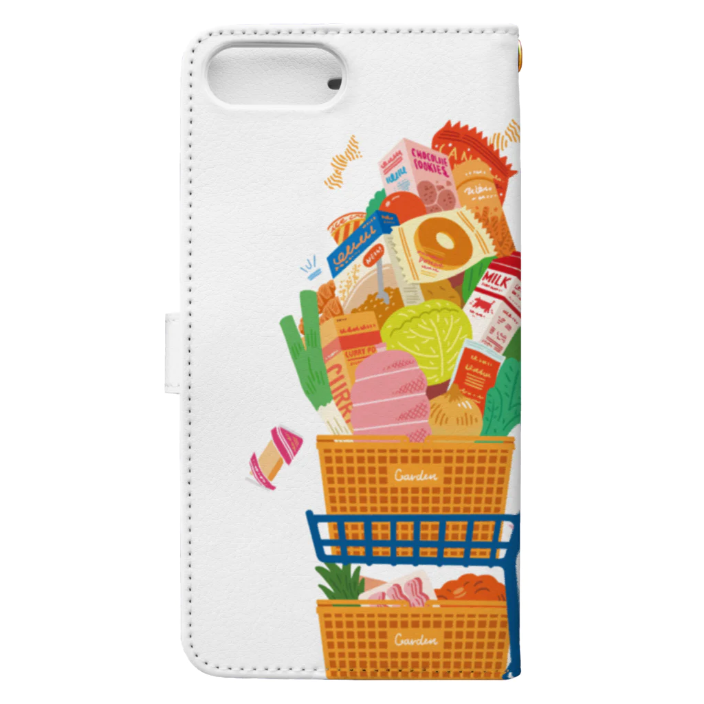 KOUHOKU_GARDENのAutumn Shopping(クリア) Book-Style Smartphone Case :back