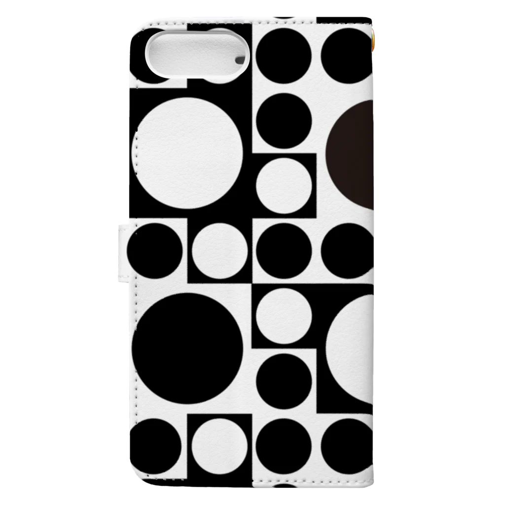 Madison de Cocoのmid-century Dot Book-Style Smartphone Case :back