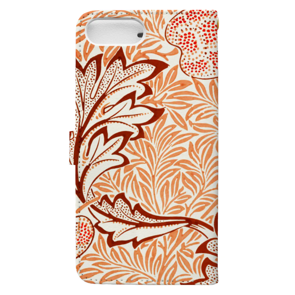 smartphone_PublicDoのApple pattern 1877 Book-Style Smartphone Case :back