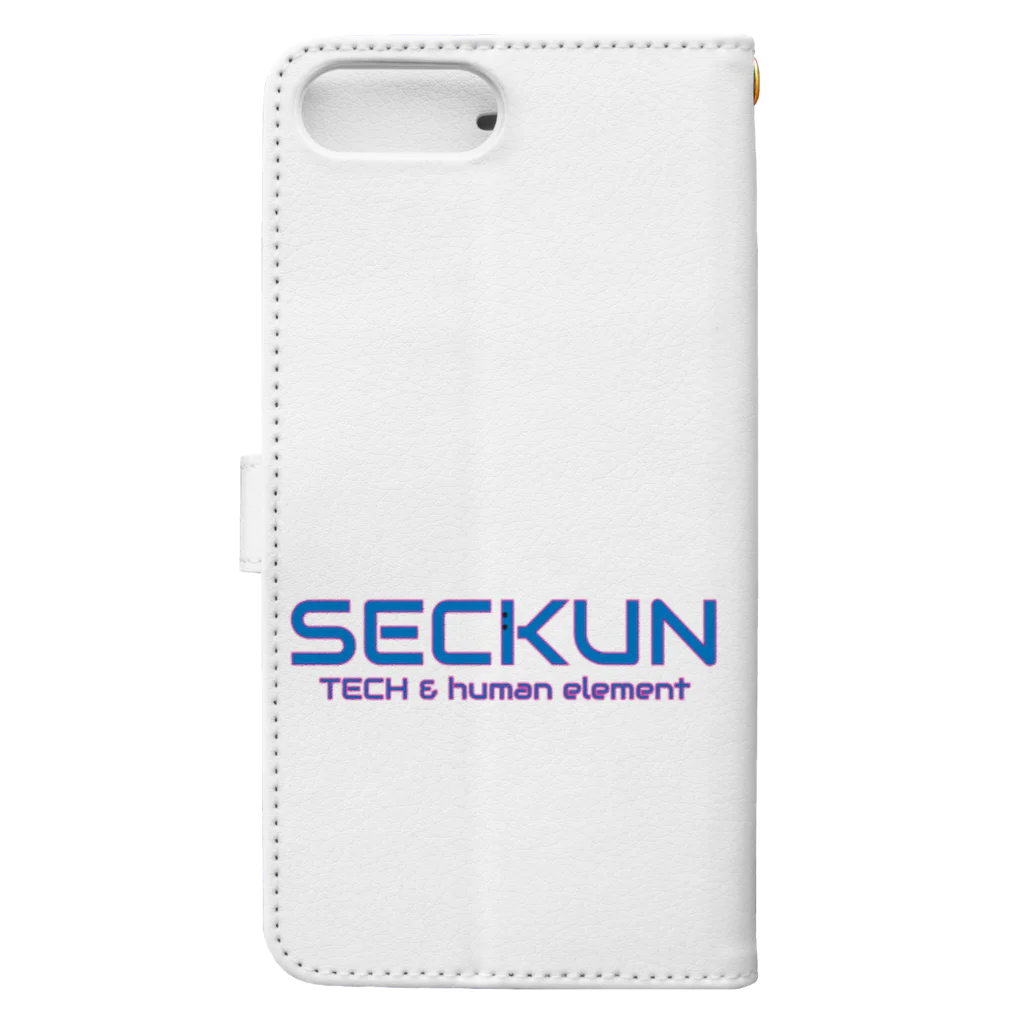 Hiroshi KoideのSECKUN TECH & human element 手帳型スマホケースの裏面