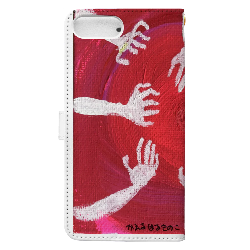 かえるはるきのこ（RURUKO)の欲しい欲しい！ Book-Style Smartphone Case :back