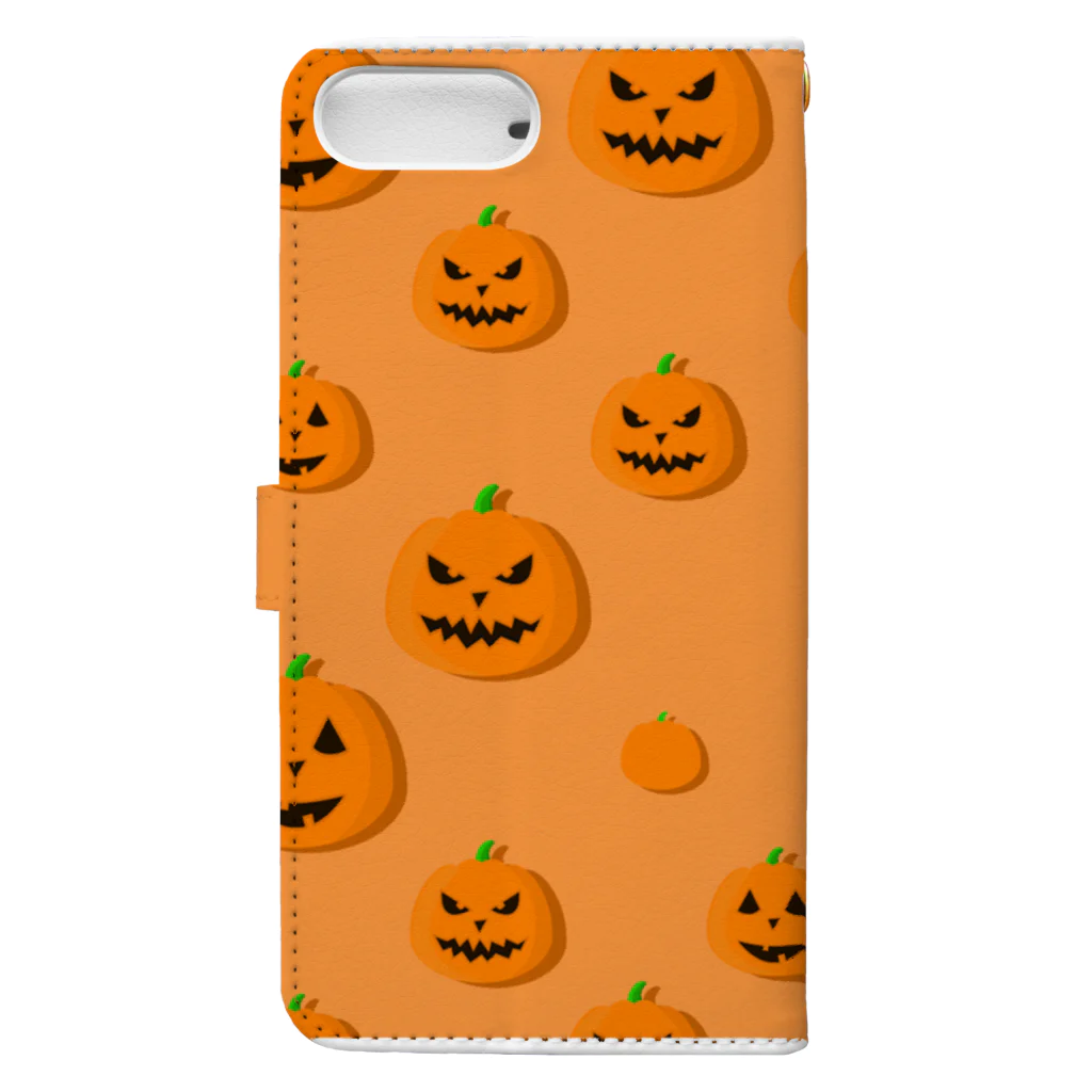 おーちょんのハロウィン仕様です！ Book-Style Smartphone Case :back