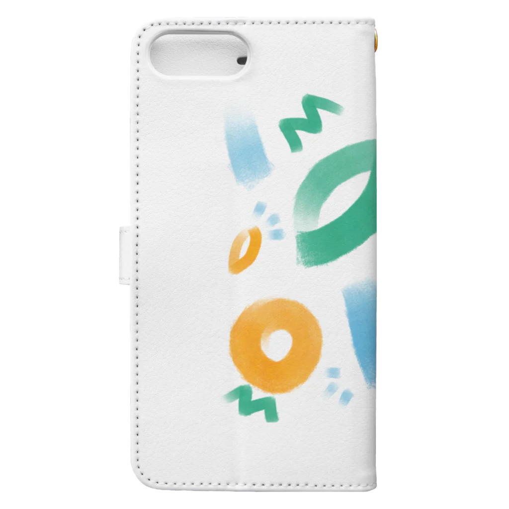 naty's doodlesのAbstract forms Book-Style Smartphone Case :back