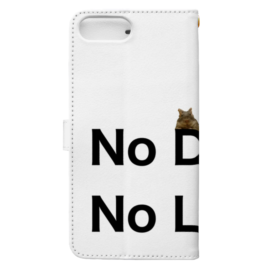 コムタン事務所の改訂版　No Degu,No Life. Book-Style Smartphone Case :back