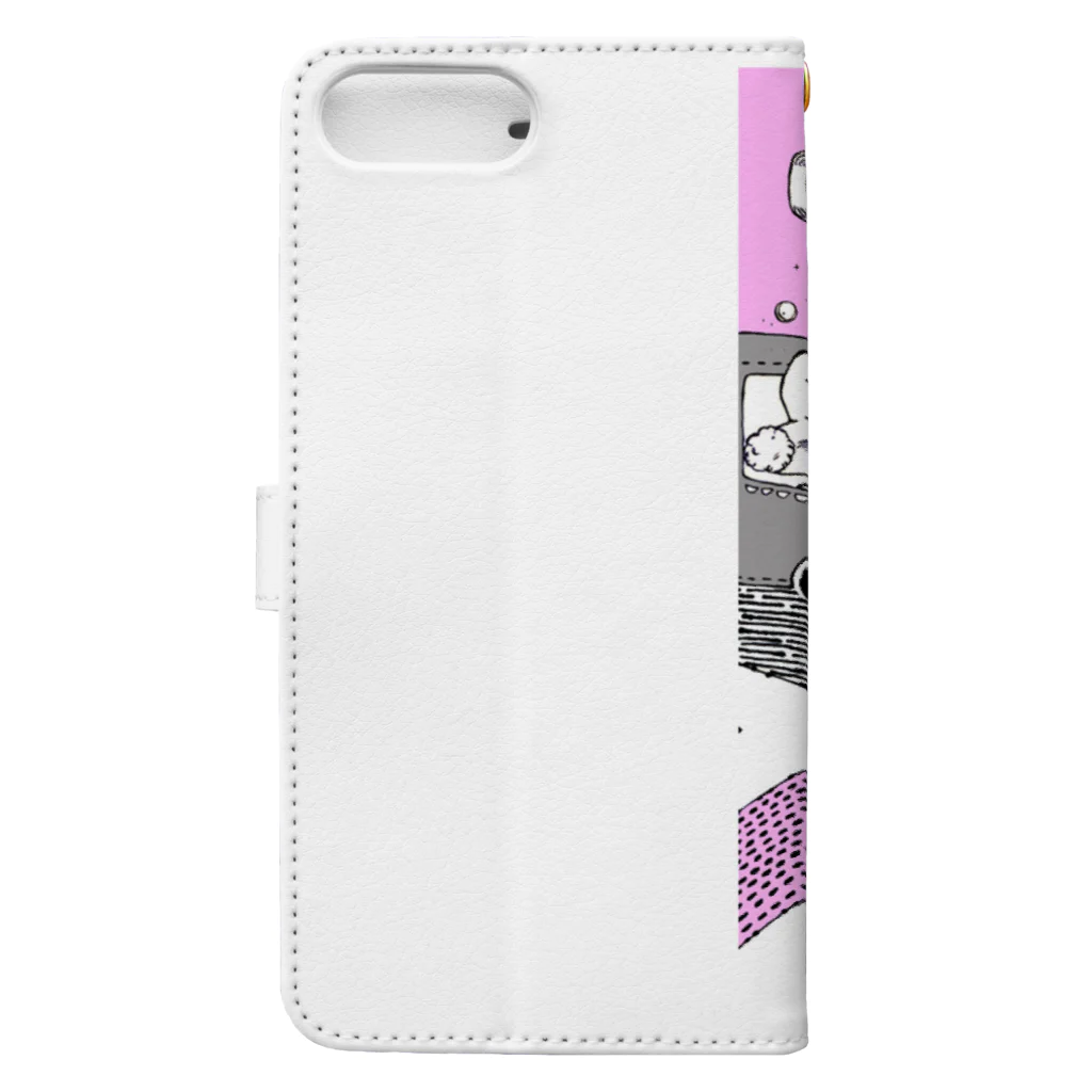 【Yuwiiの店】ゆぅぅぃーのうさ恋★くまさんにズキューーーーーン！ Book-Style Smartphone Case :back