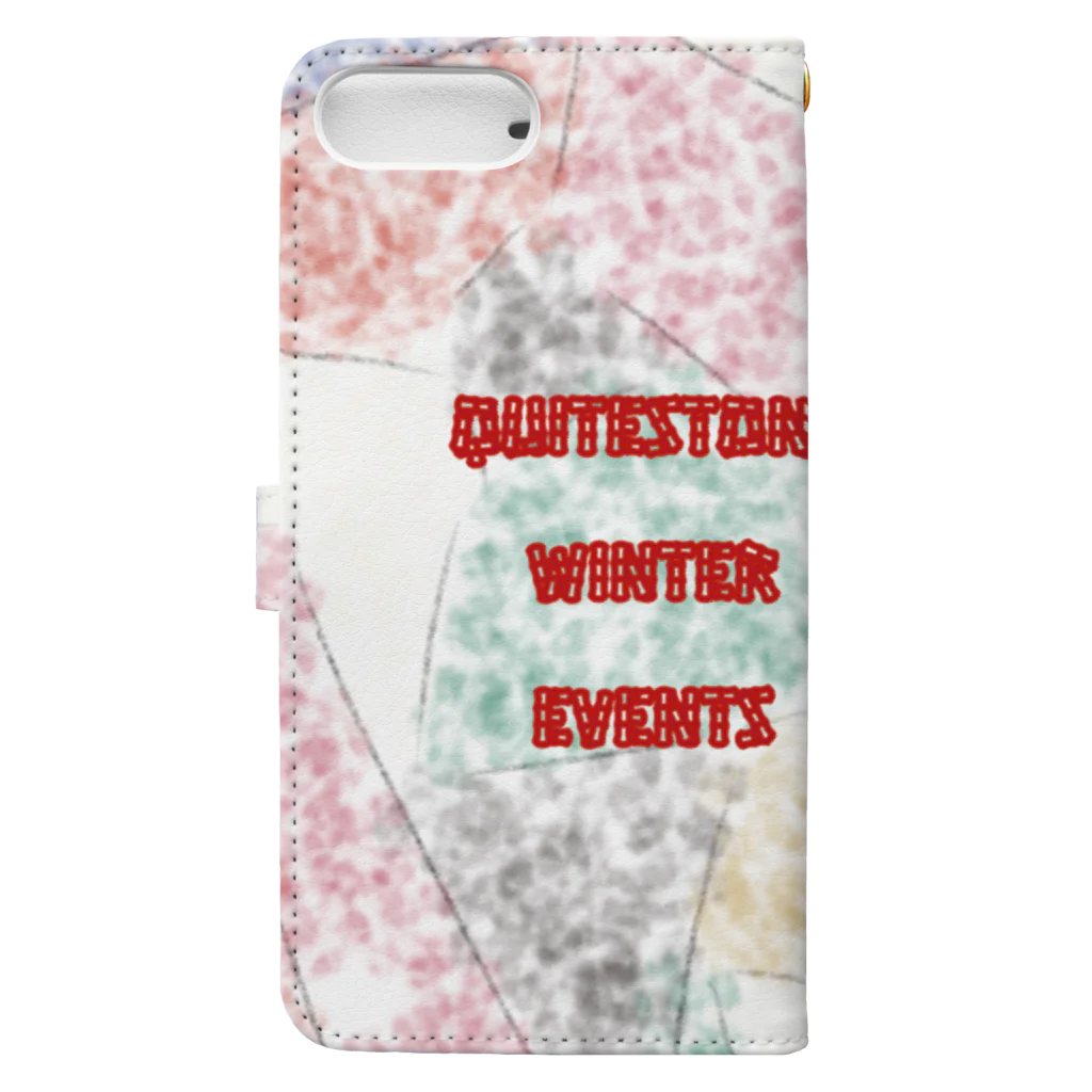 LeafCreateのQuiteStoneWinterEvents Book-Style Smartphone Case :back