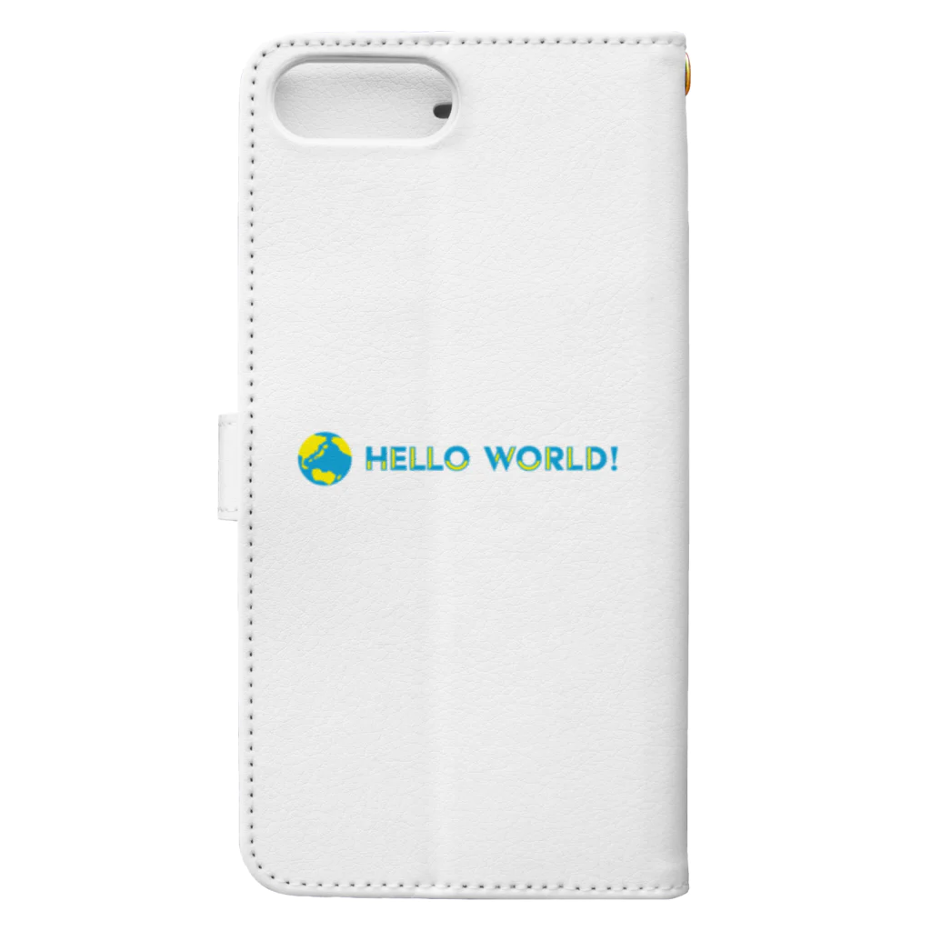 HelloWorld_suzuriのHelloWorld Book-Style Smartphone Case :back