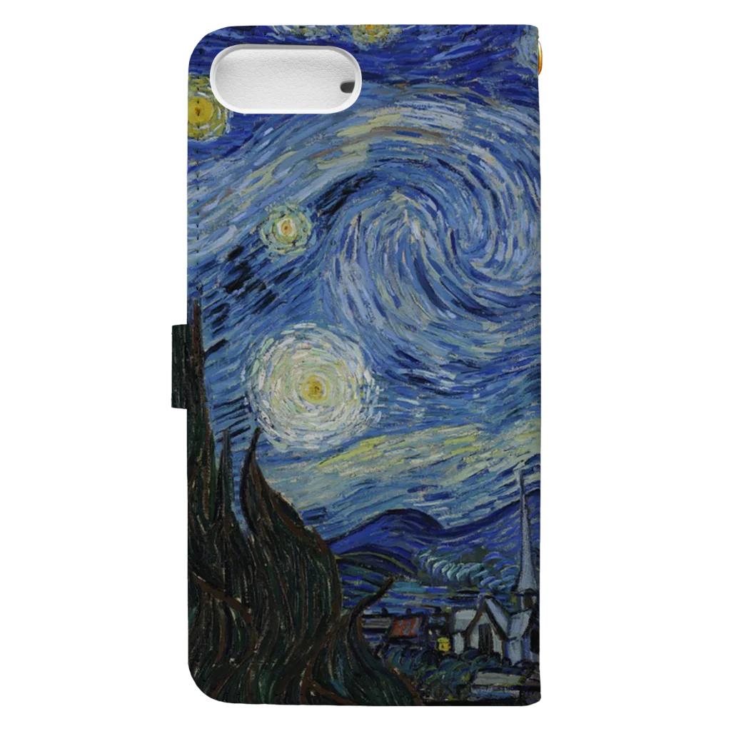 artgalleryのThe Starry Night 手帳型スマホケースの裏面