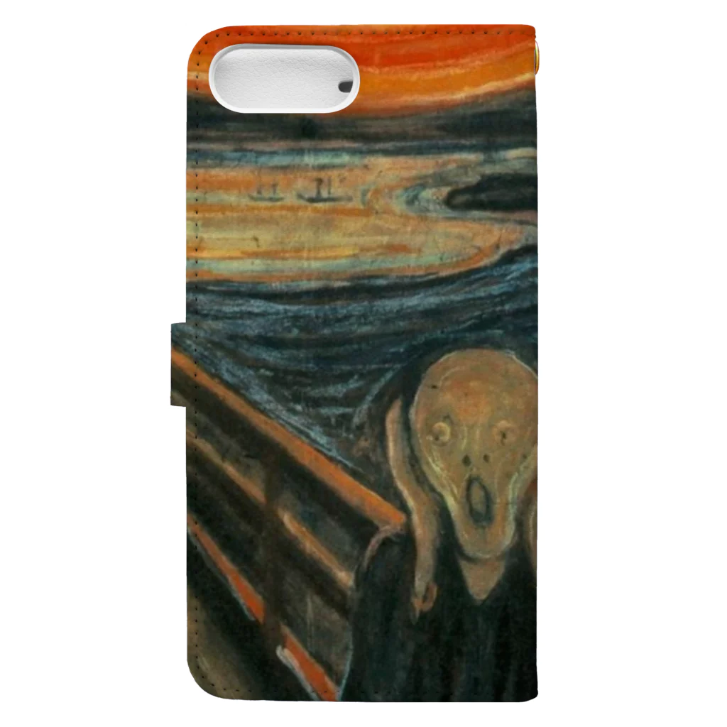 artgalleryのThe Scream Book-Style Smartphone Case :back