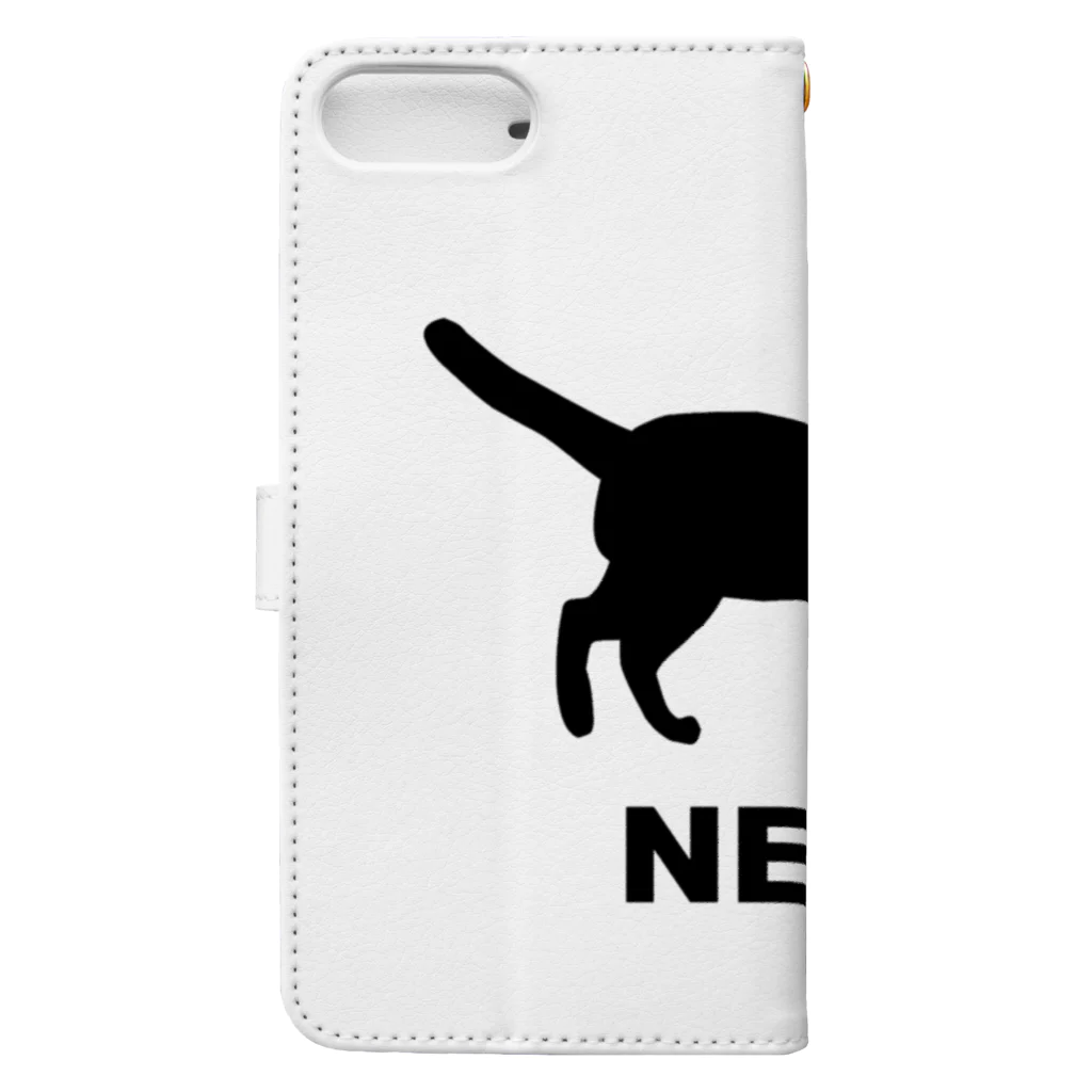 ブランケット大佐のNEKO（おさんぽ） Book-Style Smartphone Case :back