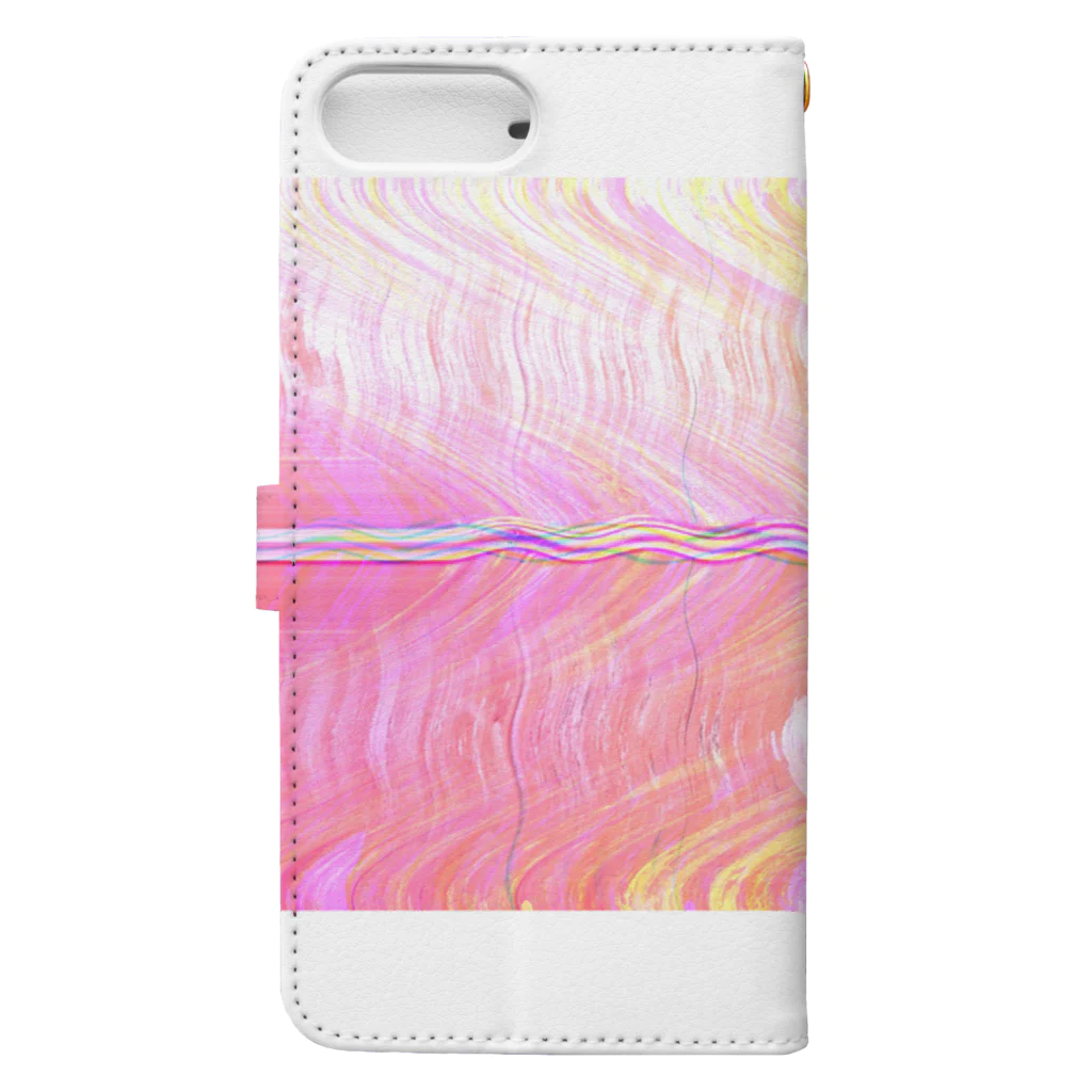 DIFFERENT/DAMAGEのPRISM/WAVES Book-Style Smartphone Case :back