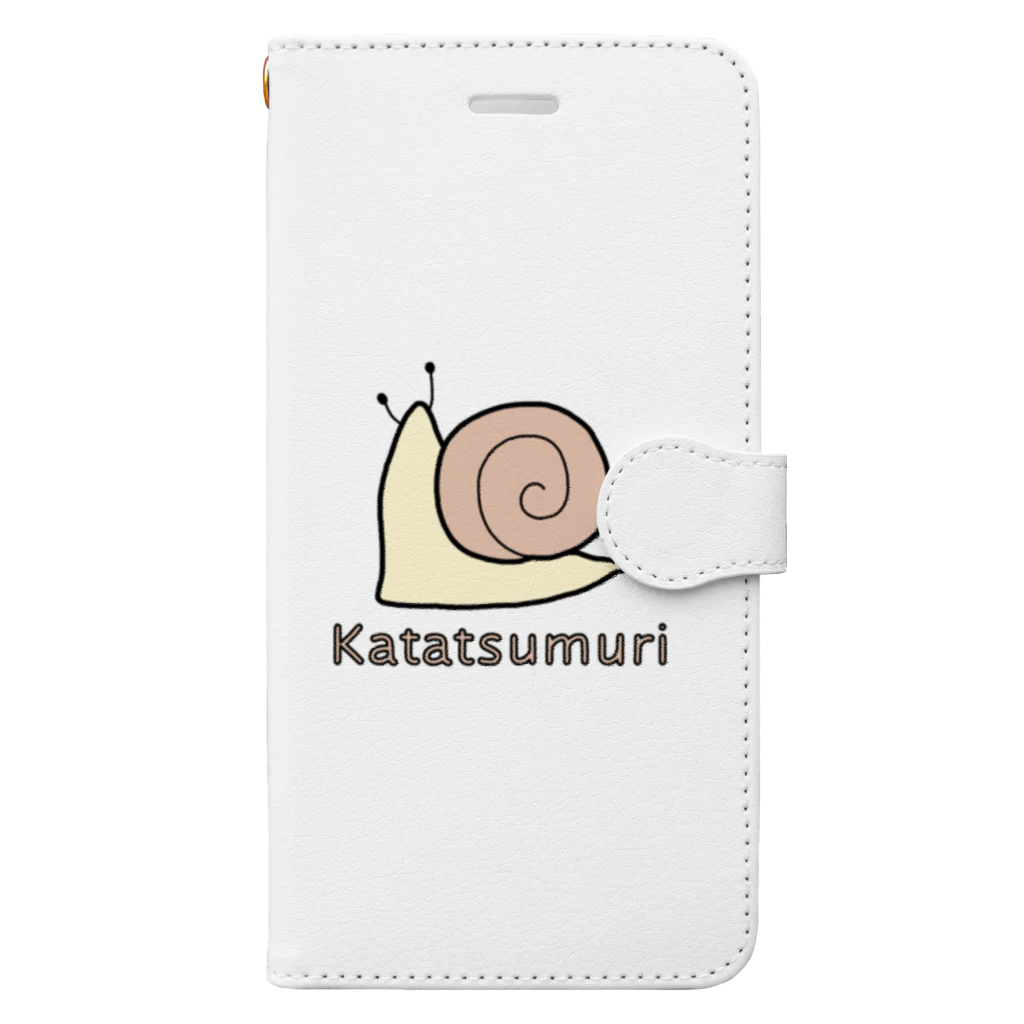 MrKShirtsのKatatsumuri (カタツムリ) 色デザイン 手帳型スマホケース