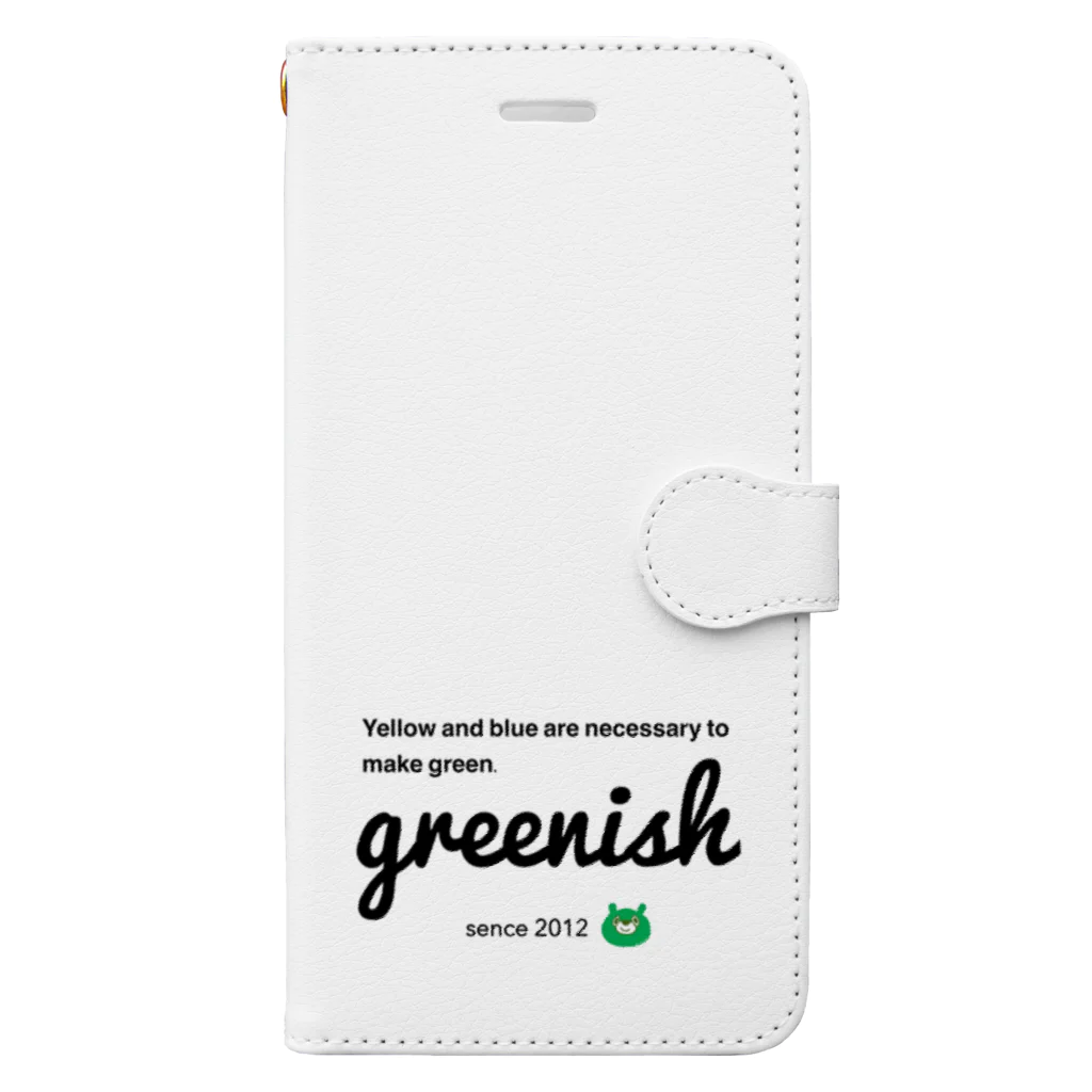 greenishのgreen 18 手帳型スマホケース