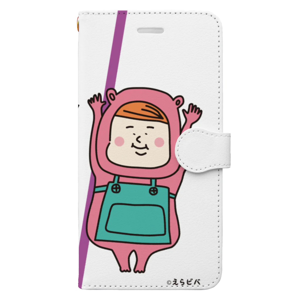 えらビバちゃんSHOPののび Book-Style Smartphone Case