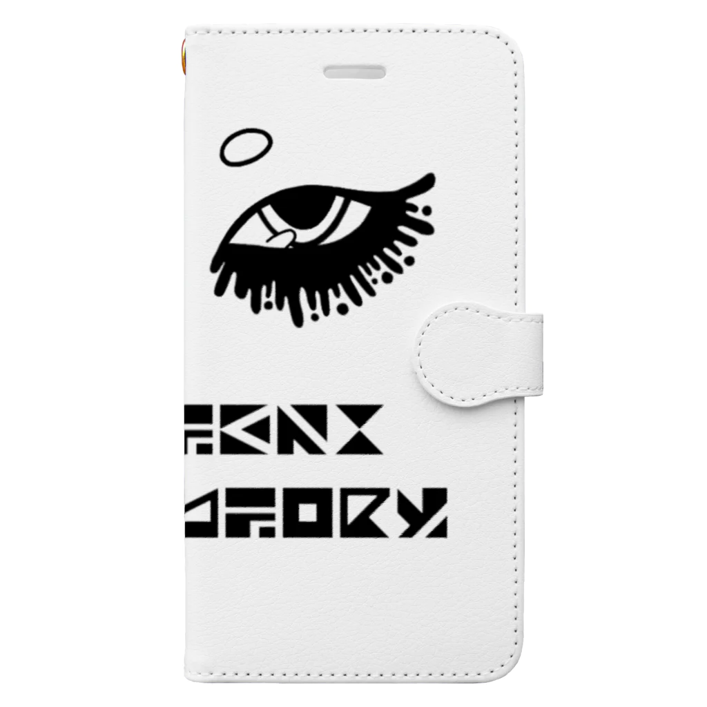 KIKITEKI_LABORATORYのMAROMAYU Book-Style Smartphone Case