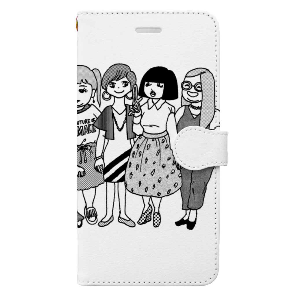 田房永子SHOPの女たちグッズ Book-Style Smartphone Case