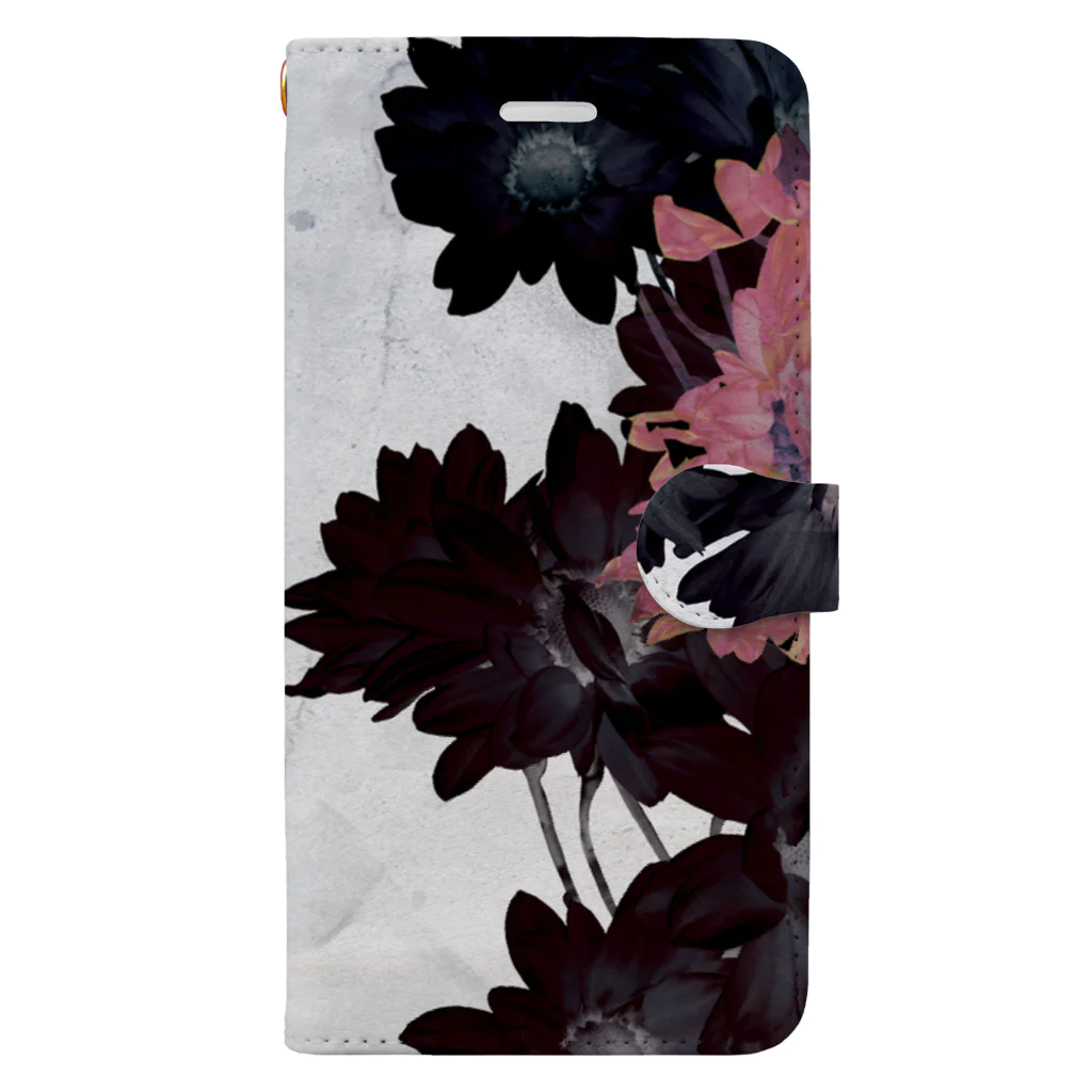 無孔笛のFlower Book-Style Smartphone Case