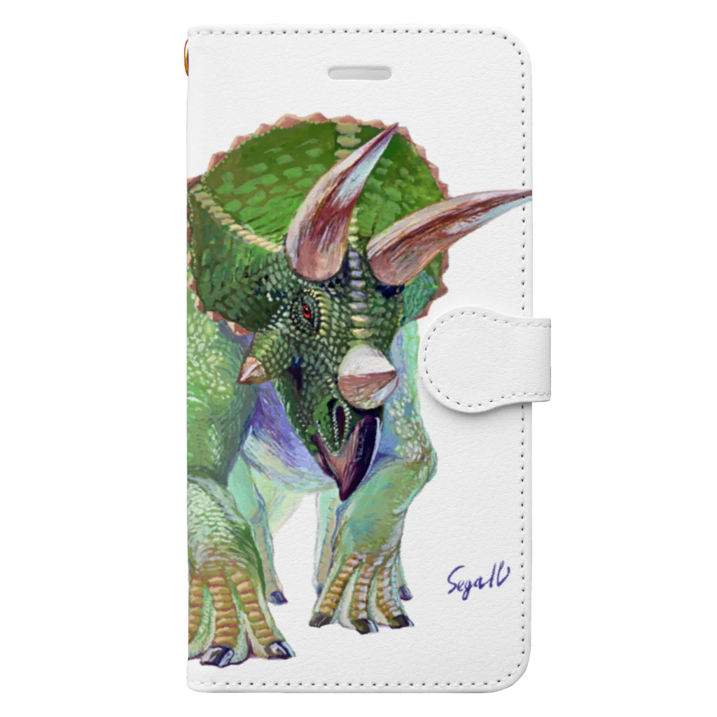 segasworksのTriceratops Book-Style Smartphone Case