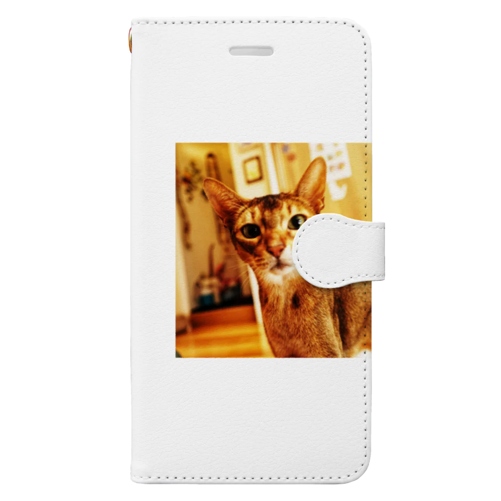 へーきちのまったり部屋の🐱アビシニアン🐈 Book-Style Smartphone Case